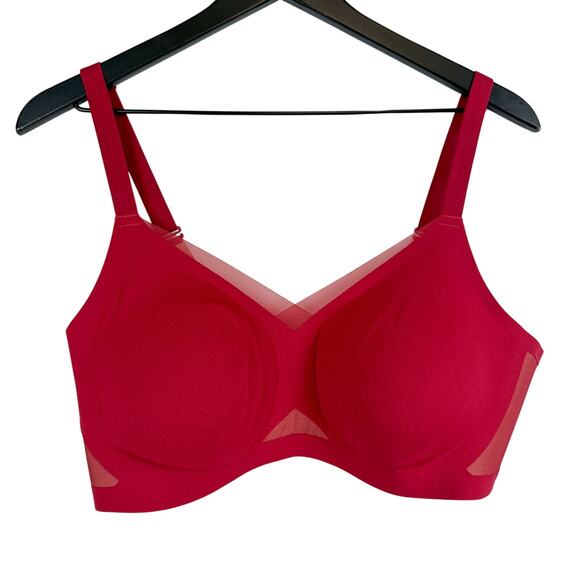 Honeylove Silhouette Bra Red - Plus 1X - Picture 1 of 6